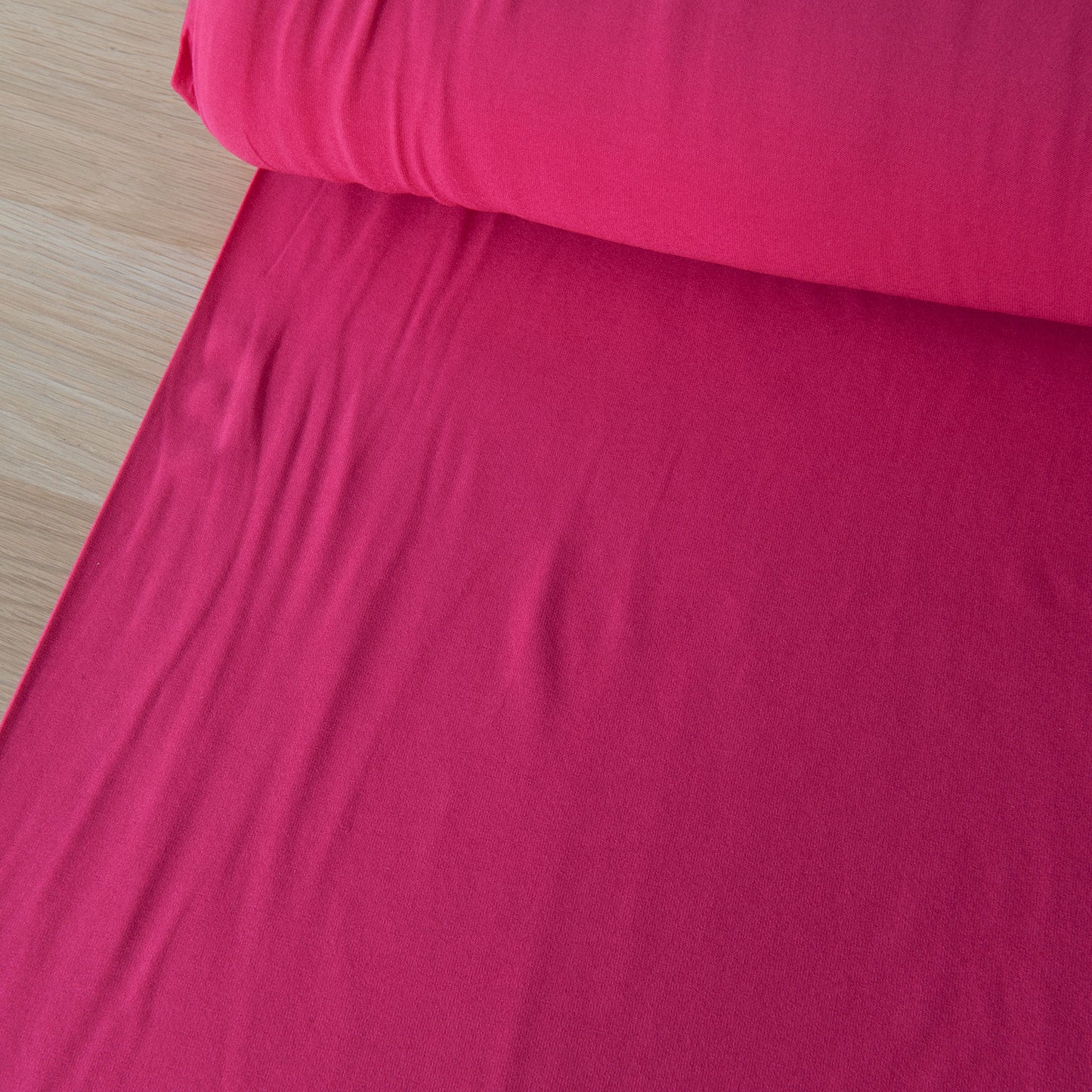 Cerise Viscose Jersey Fabric