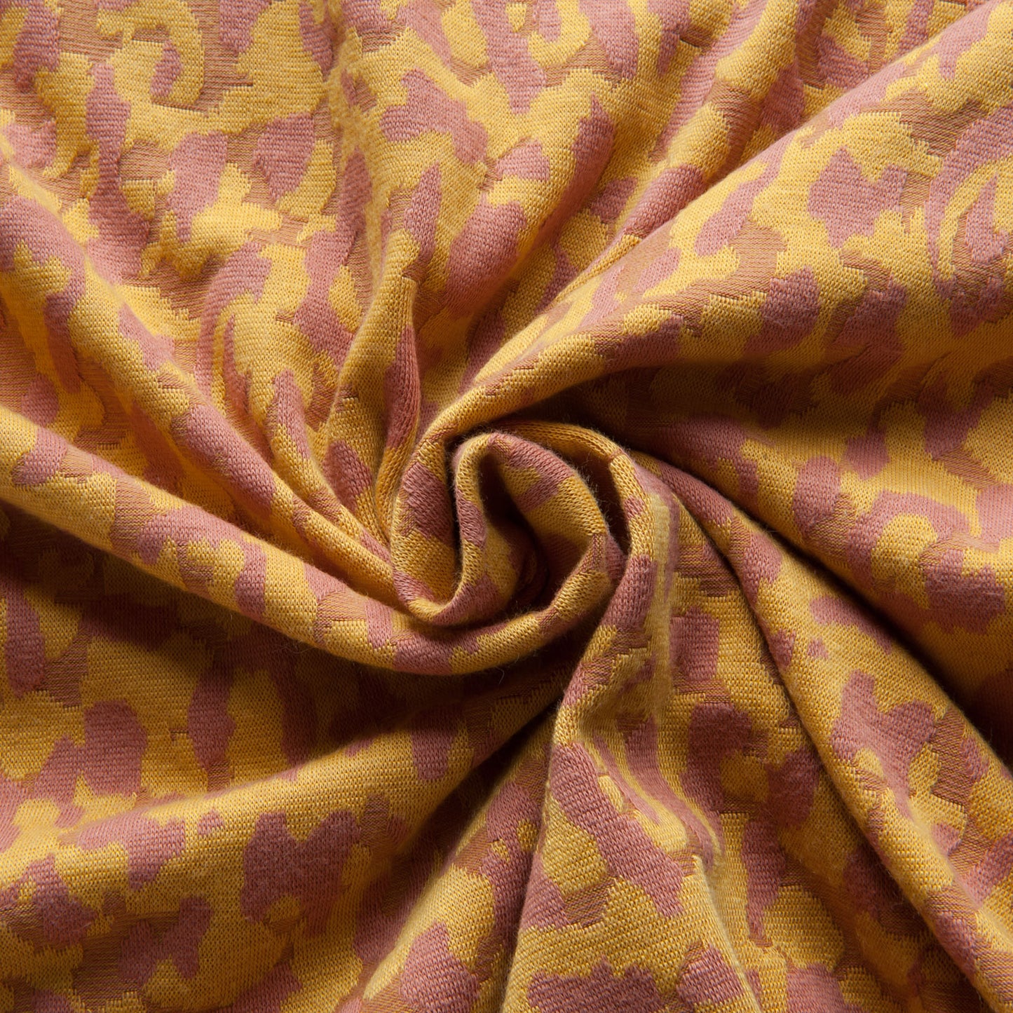 Edith Jacquard Jersey in Mustard