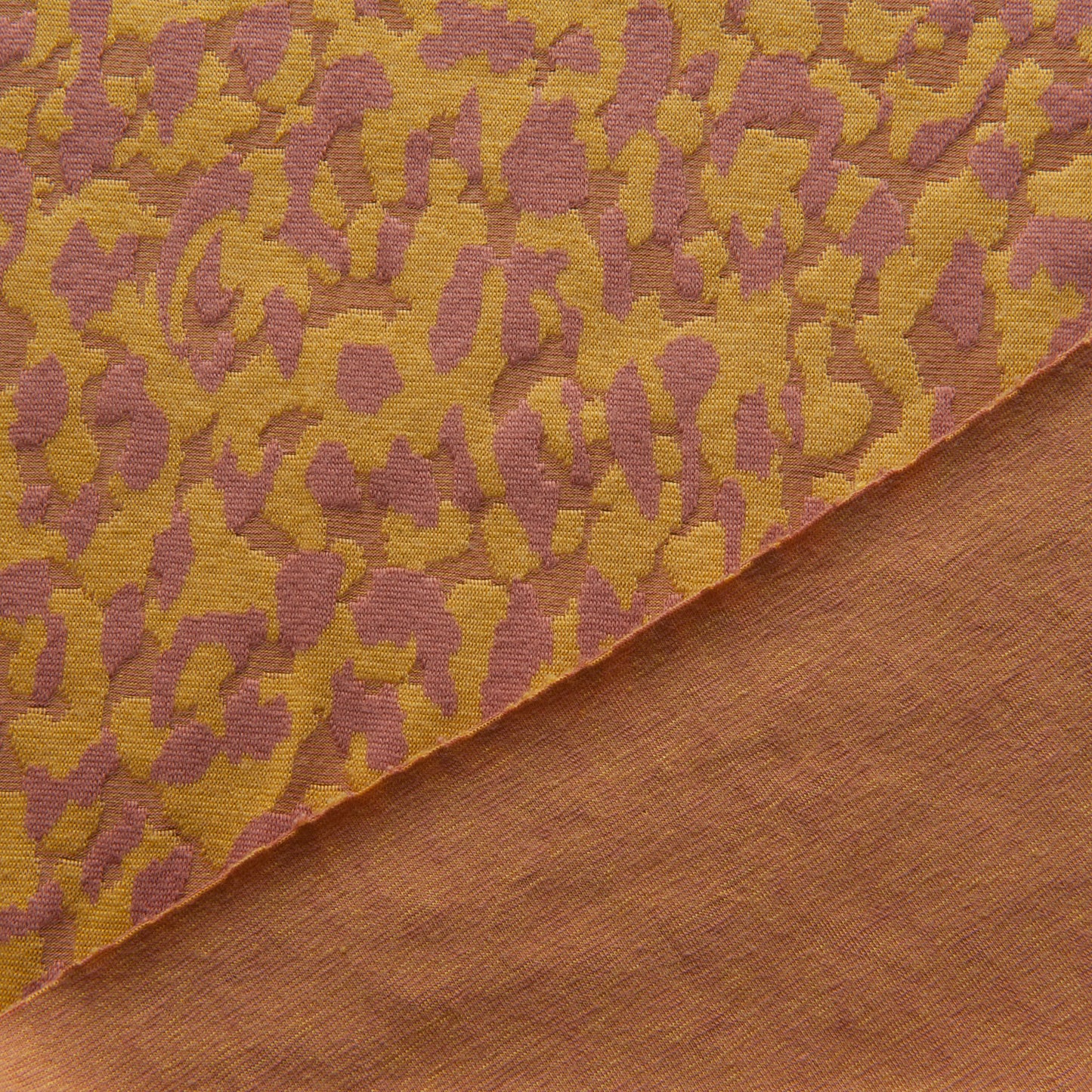 Edith Jacquard Jersey in Mustard