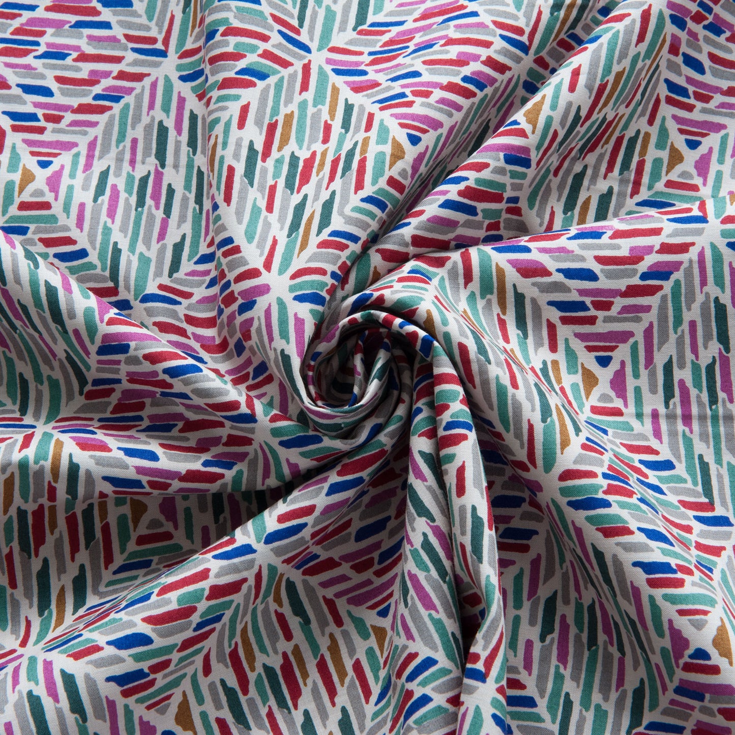 Geometric Pima Cotton Lawn
