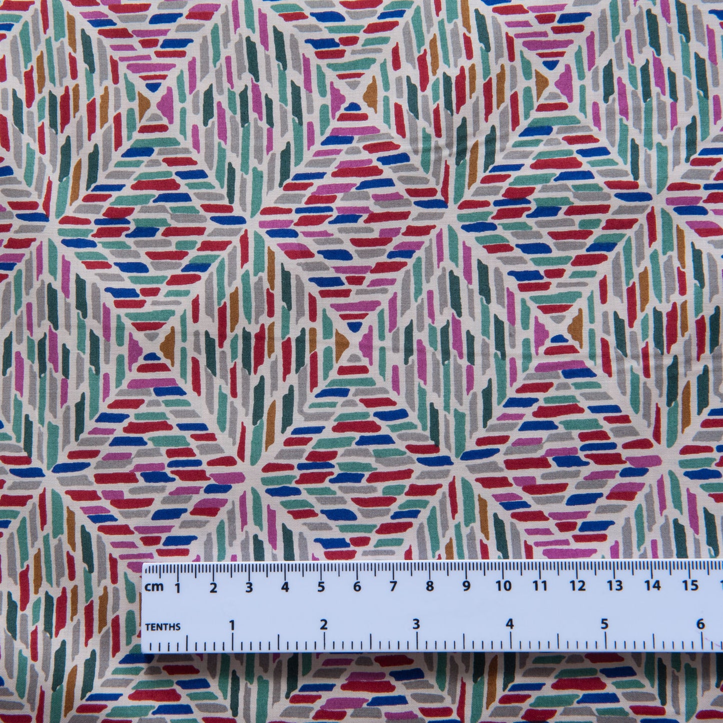 Geometric Pima Cotton Lawn