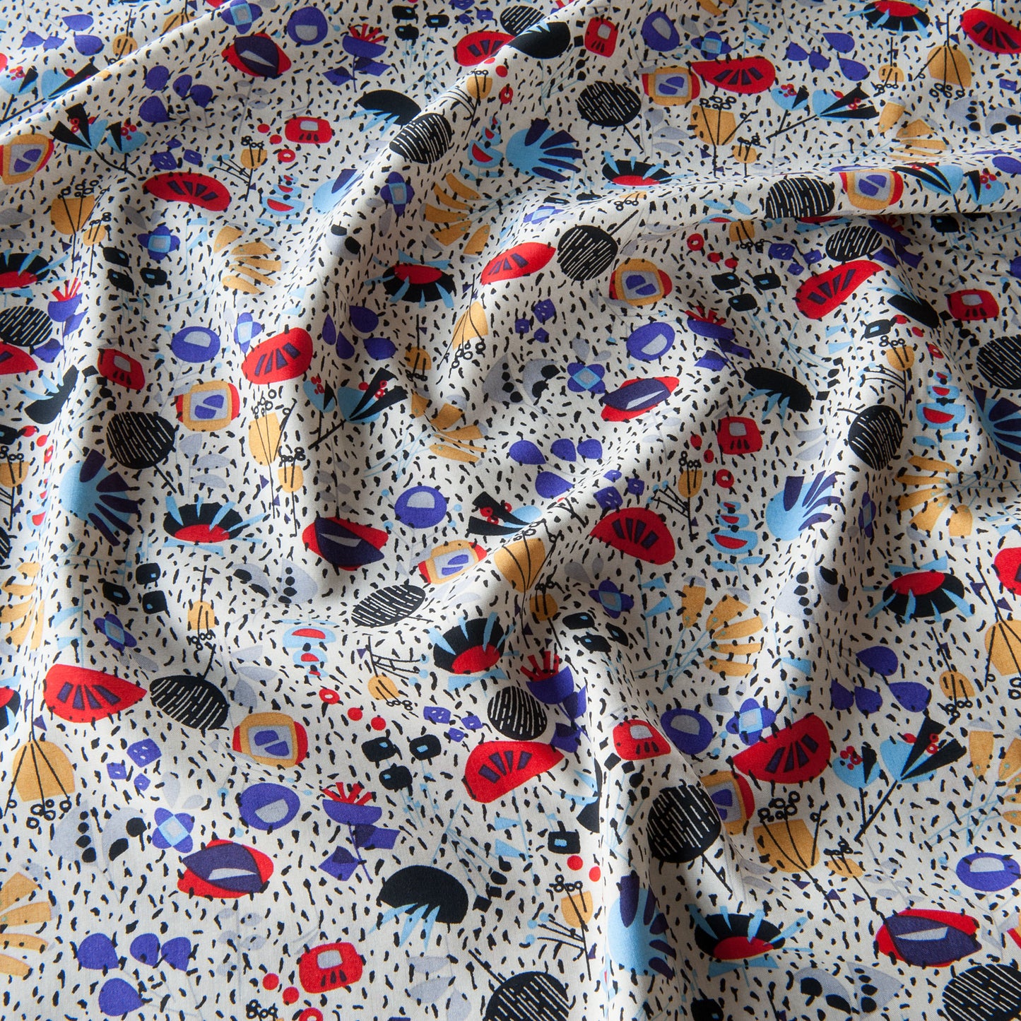 Imogen Viscose Fabric in Ecru