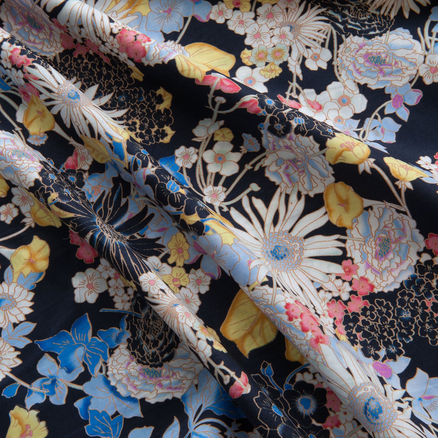 Leena Pima Cotton Lawn in Black