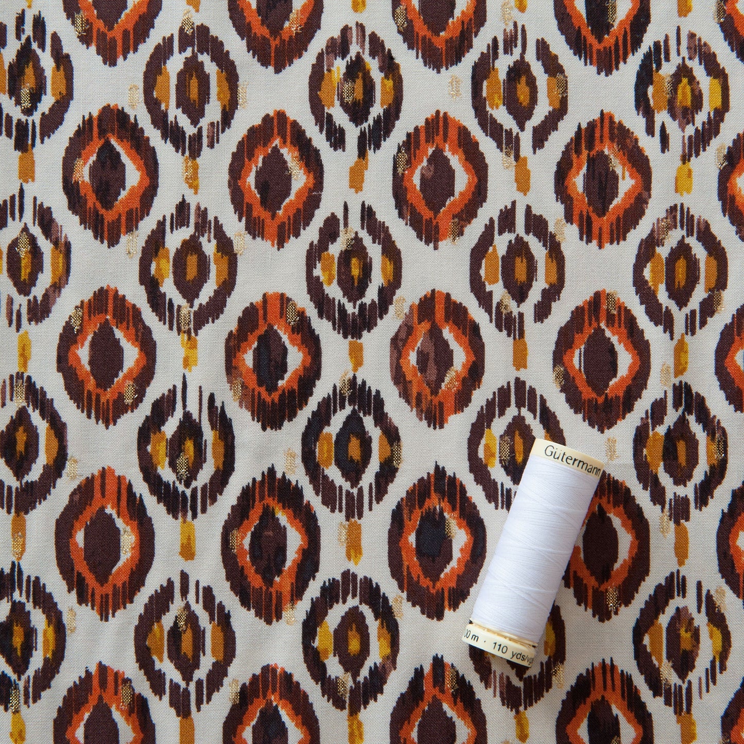 Lulu Viscose Lurex in Sand - 1.5m