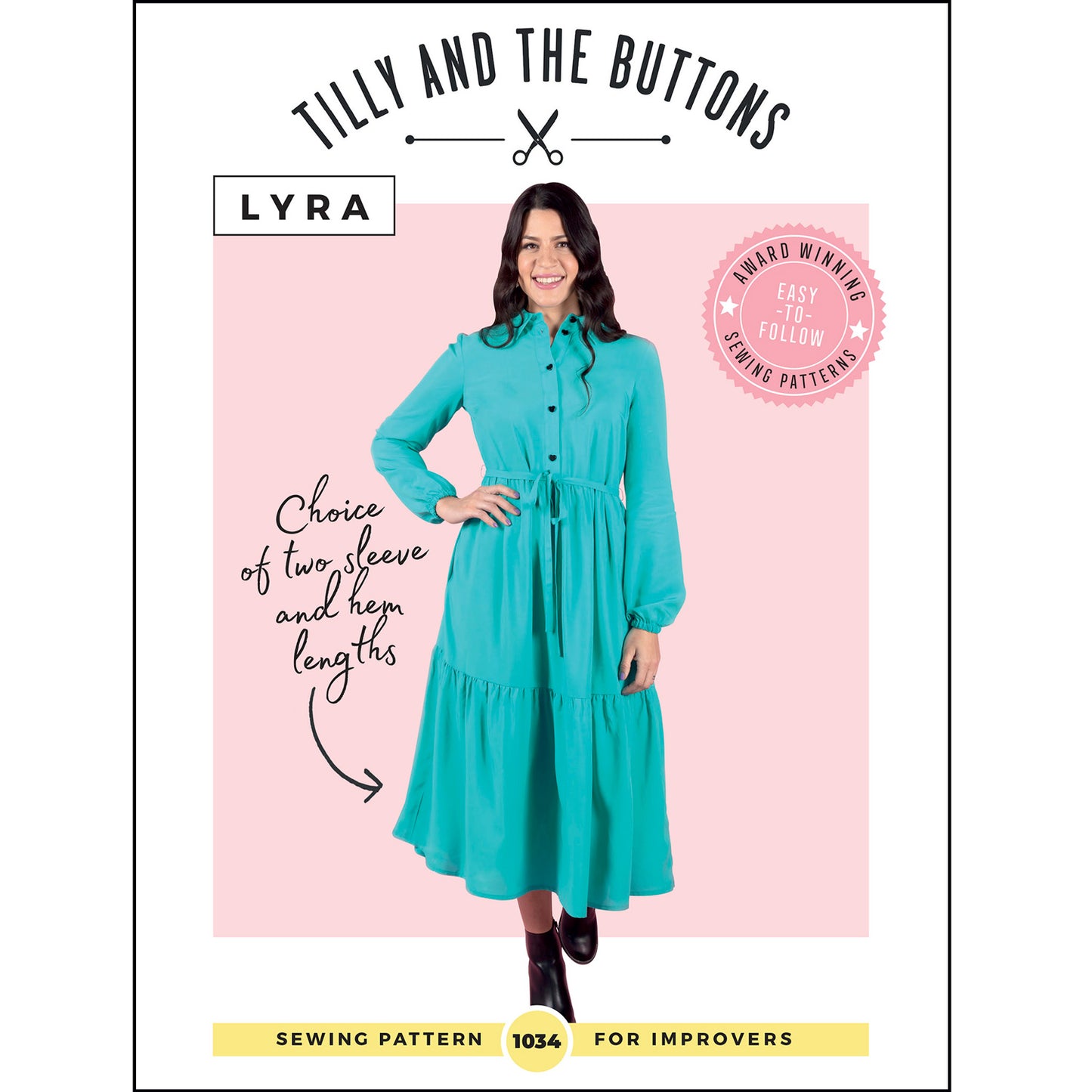Lyra Shirt Dress Sewing Pattern - Tilly and the Buttons (Old Version, UK Size 6 - 24)