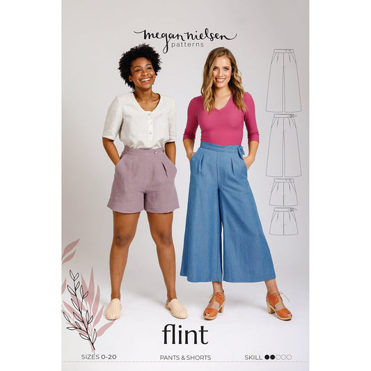Flint Pants & Shorts Sewing Pattern by Megan Nielsen Patterns