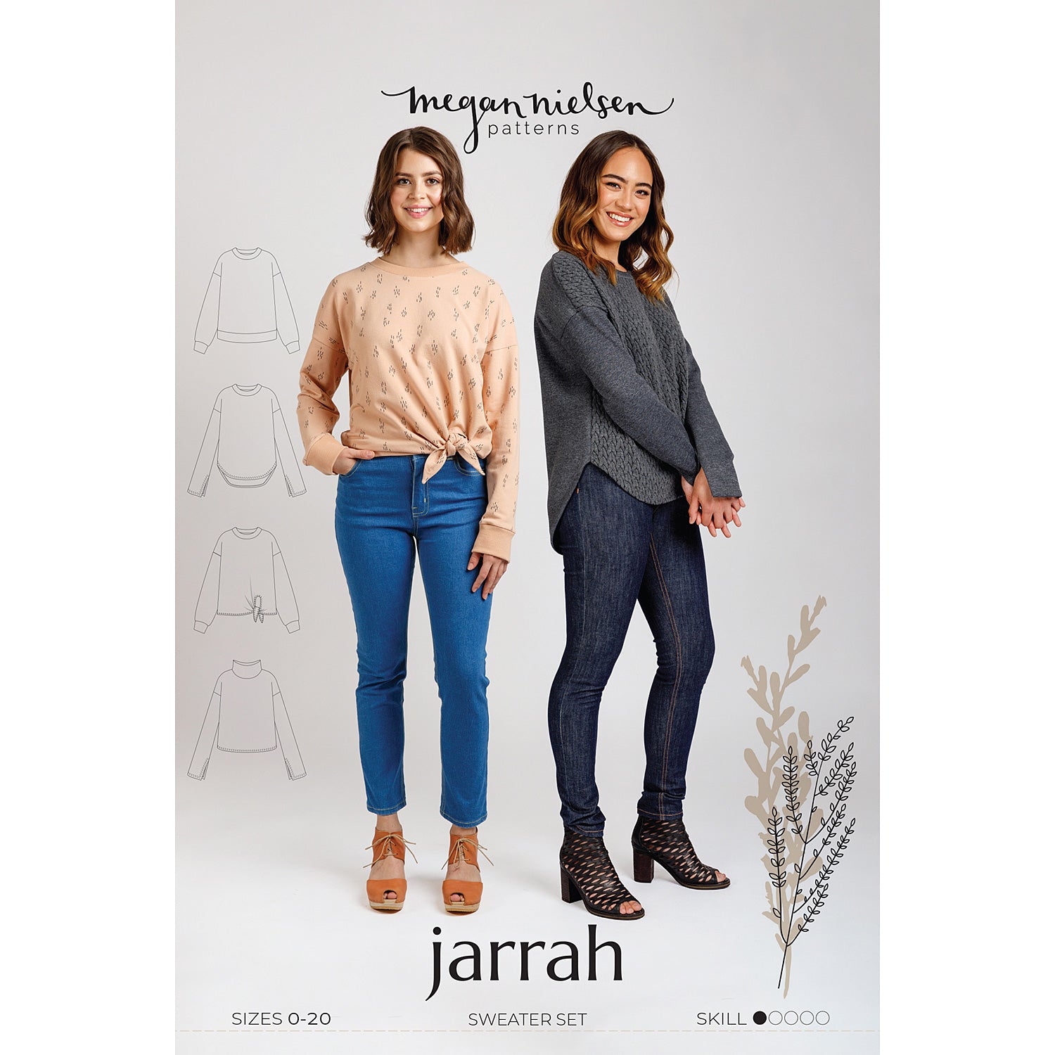 Jarrah Sweater Sewing Pattern - Megan Nielsen Patterns – Sew Sew Sew