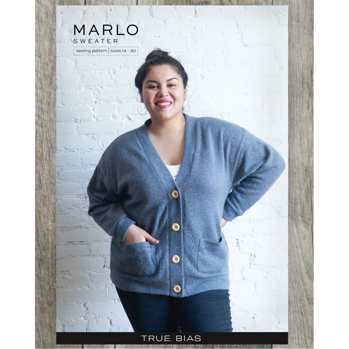 Marlo Sweater Sewing Pattern (Size 14-30) - True Bias