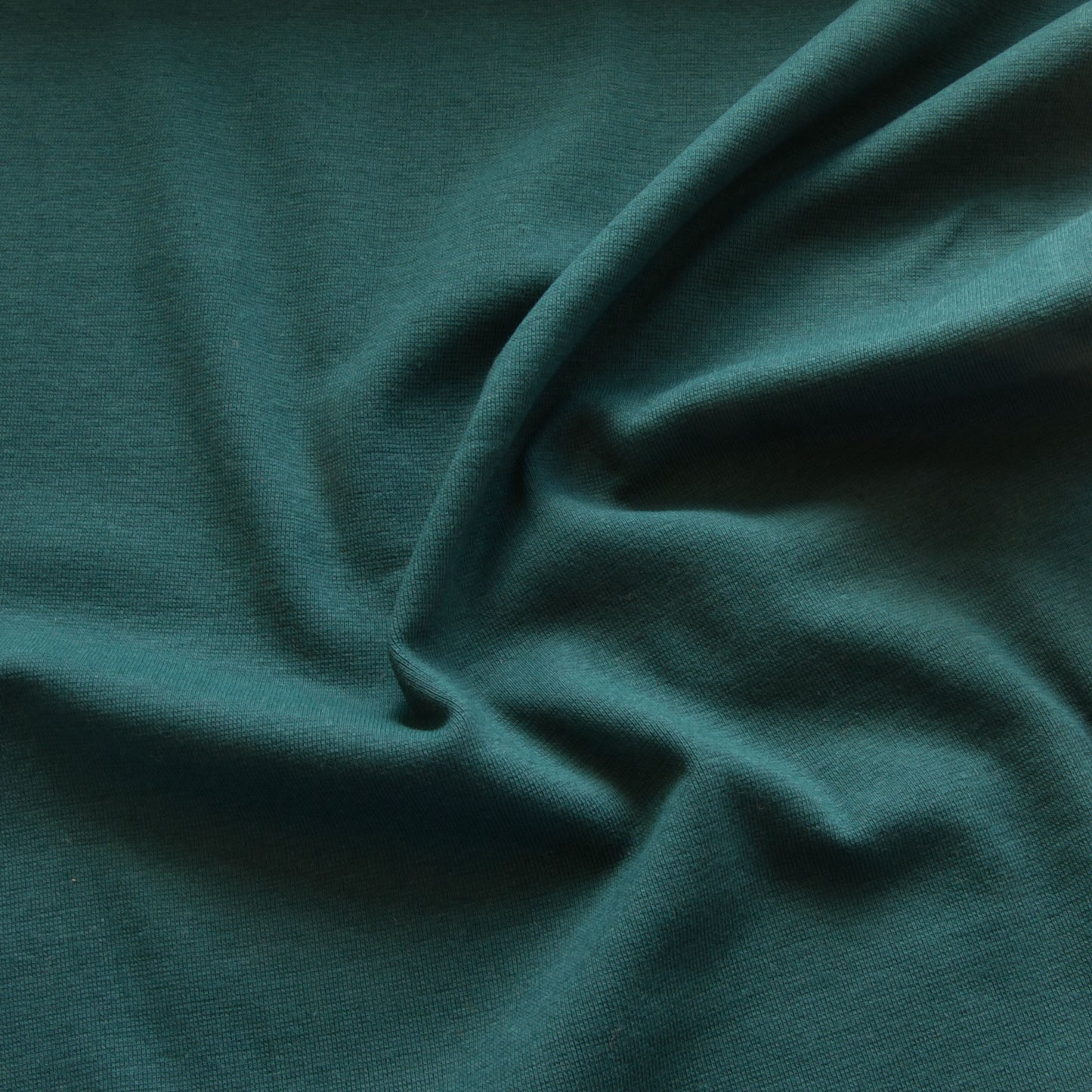 Organic Cotton Tubular Ribbing in Dark Teal