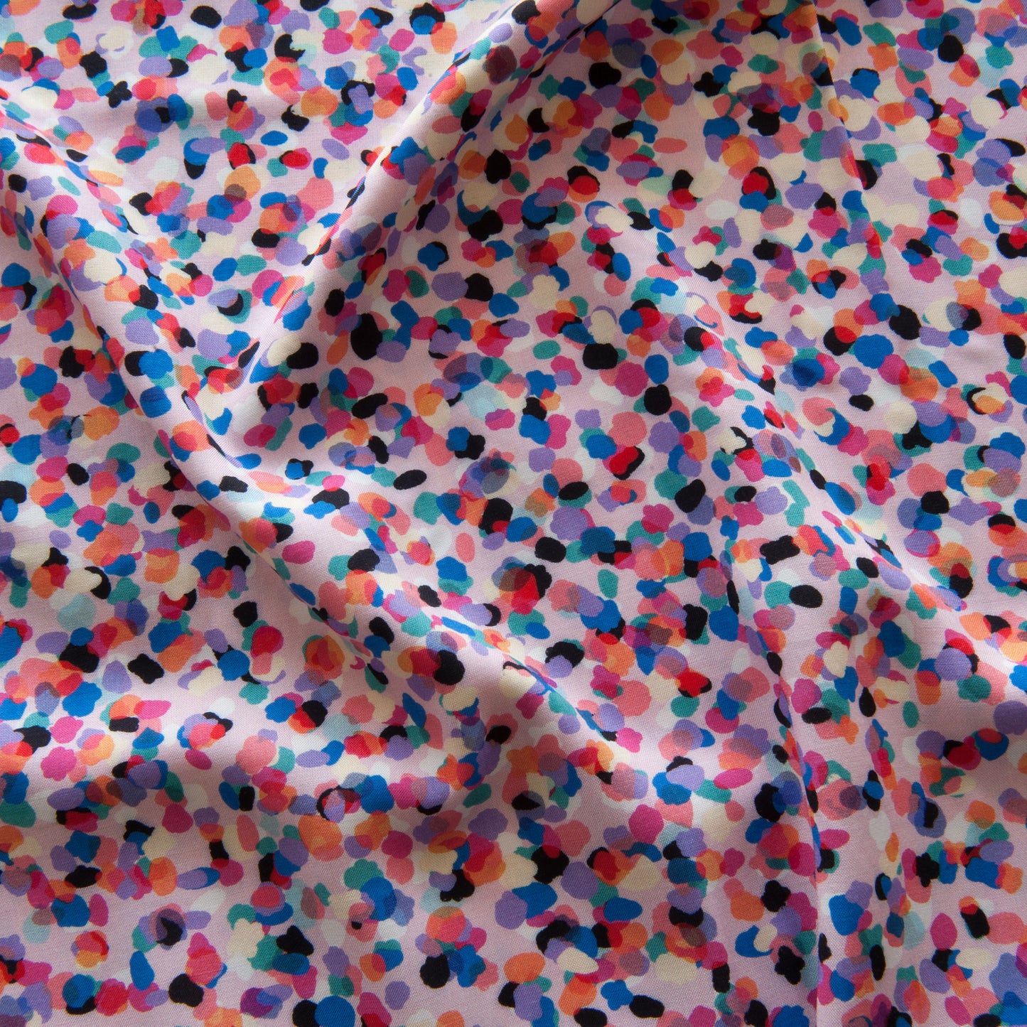Party Spot Rayon Fabric in Pink - Dashwood Studio / Rachel Parker