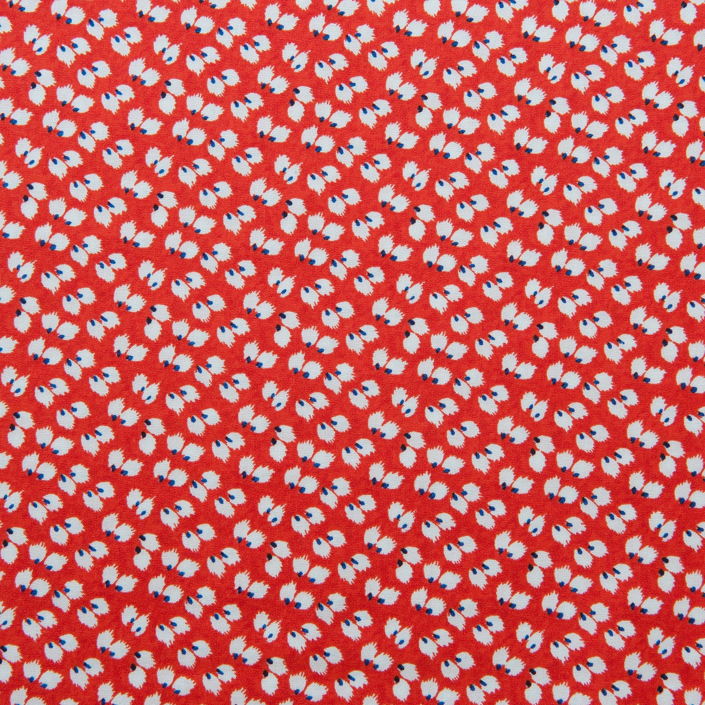 Petal Viscose Fabric in Poppy - 80cm Piece