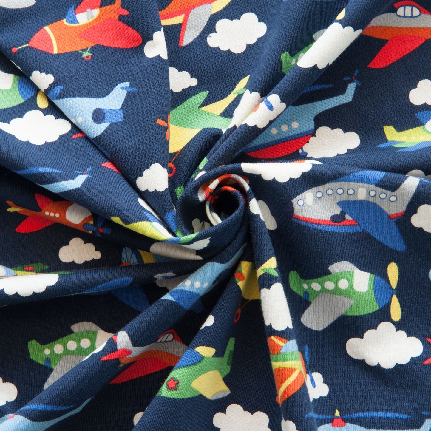 Planes Cotton Jersey
