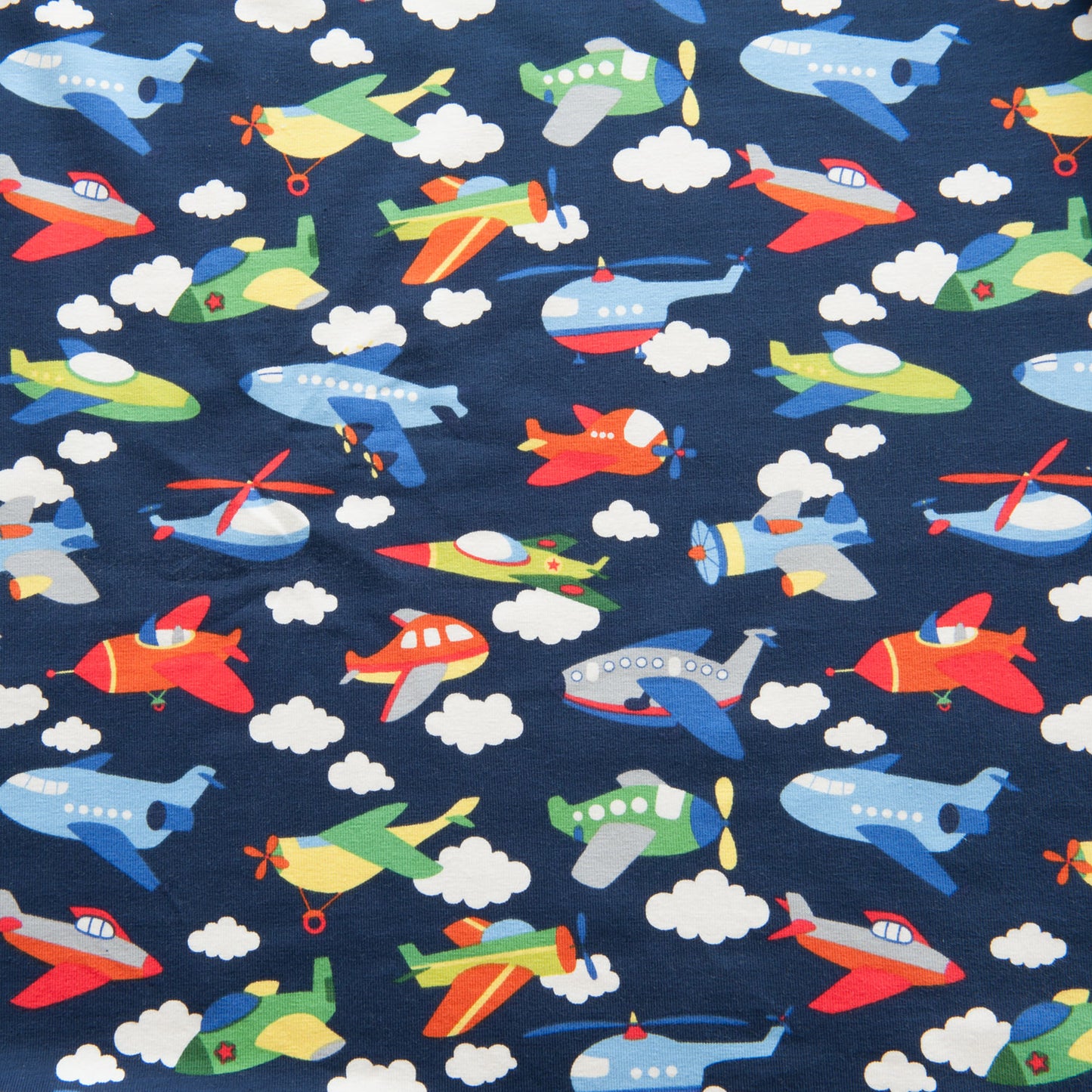 Planes Cotton Jersey