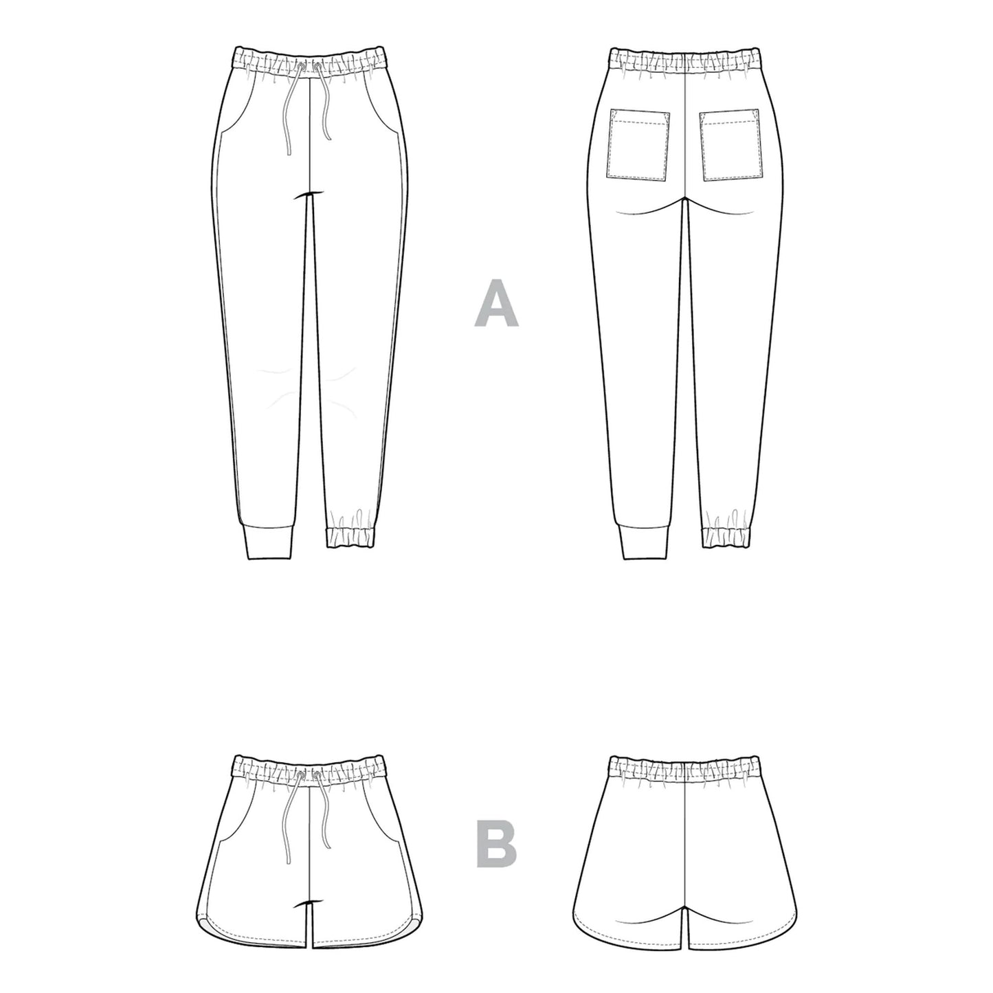 Plateau Joggers Sewing Pattern - Closet Core Patterns