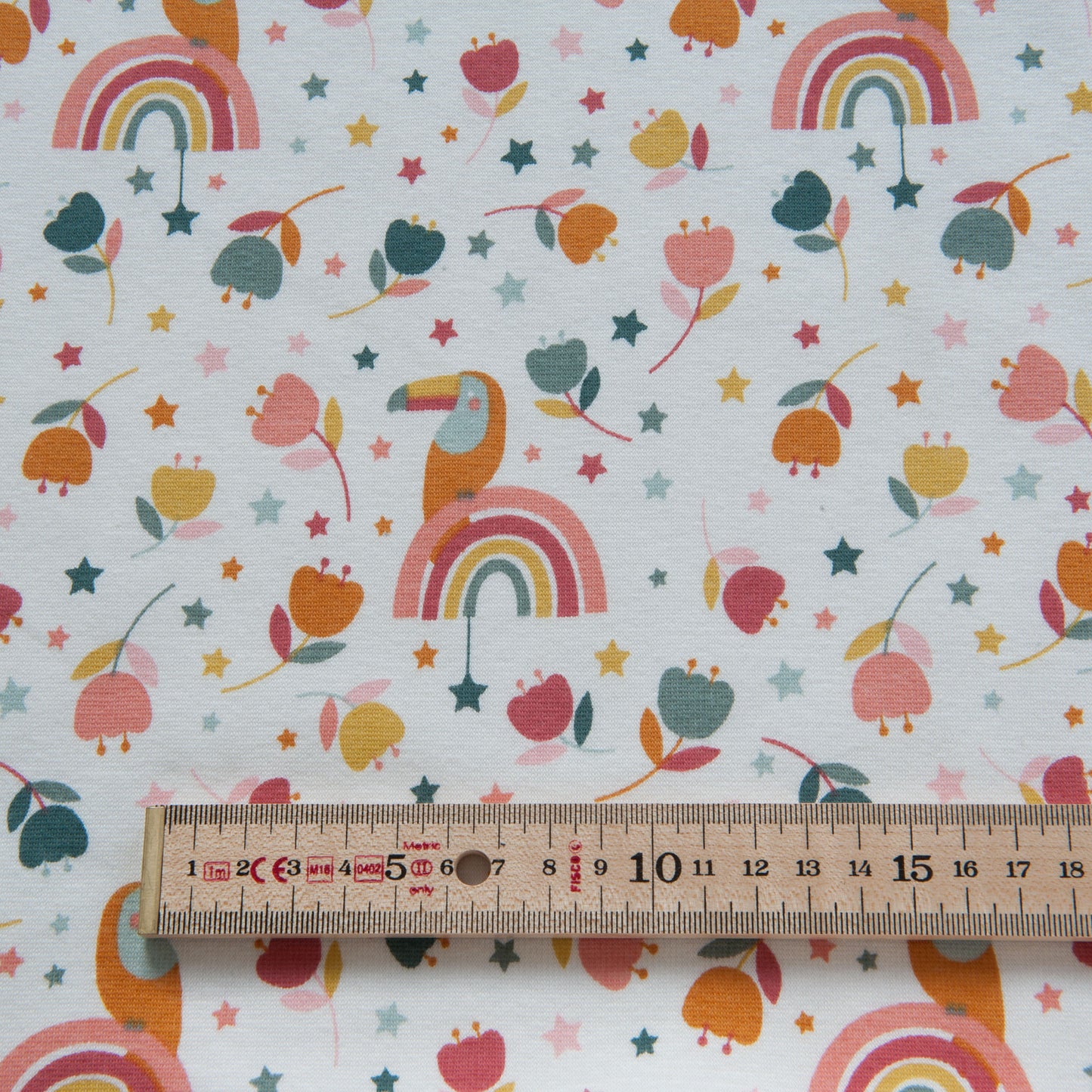 Rainbow Purring Fur in Ecru