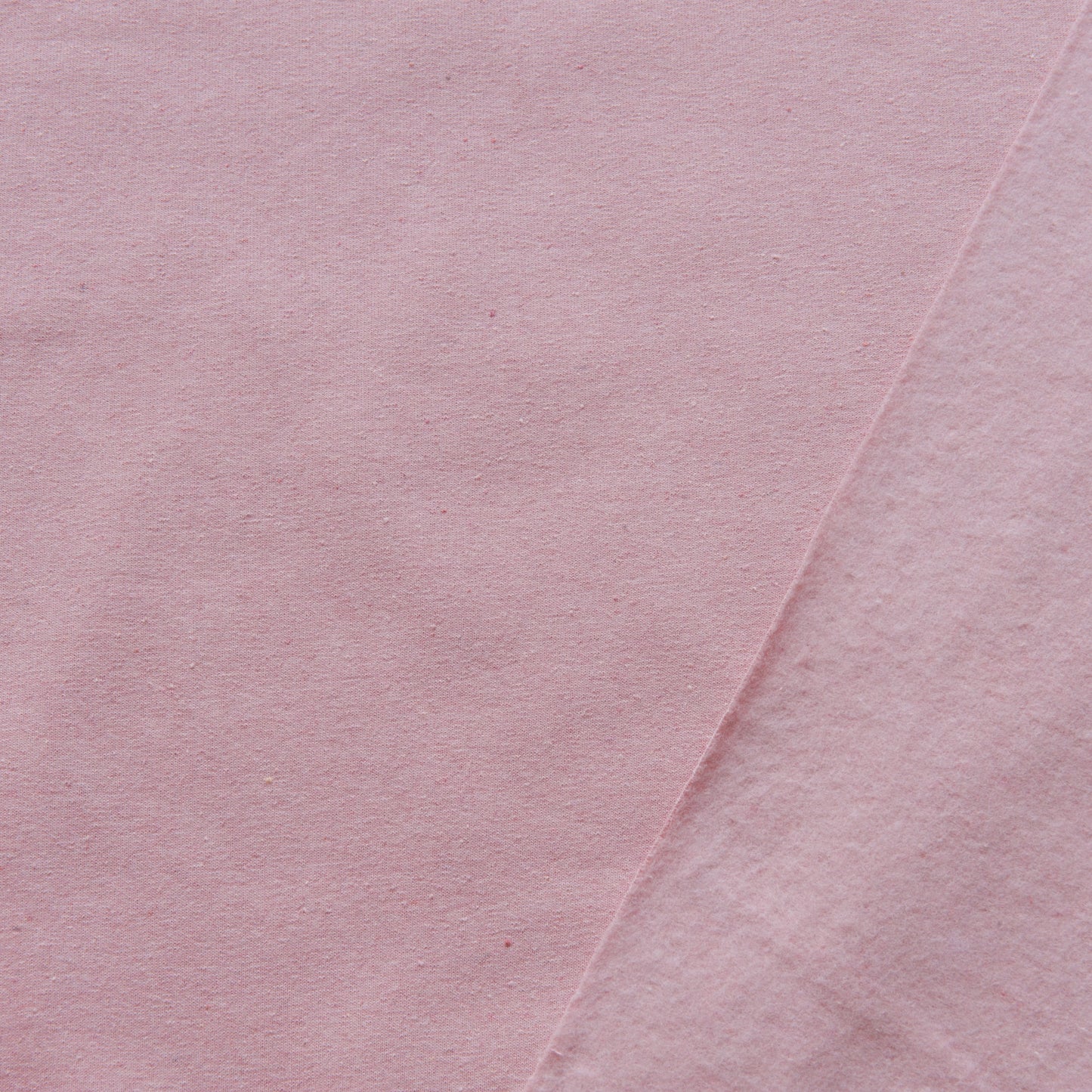 Recycled Cotton Sweatshirt Fabric in Pink