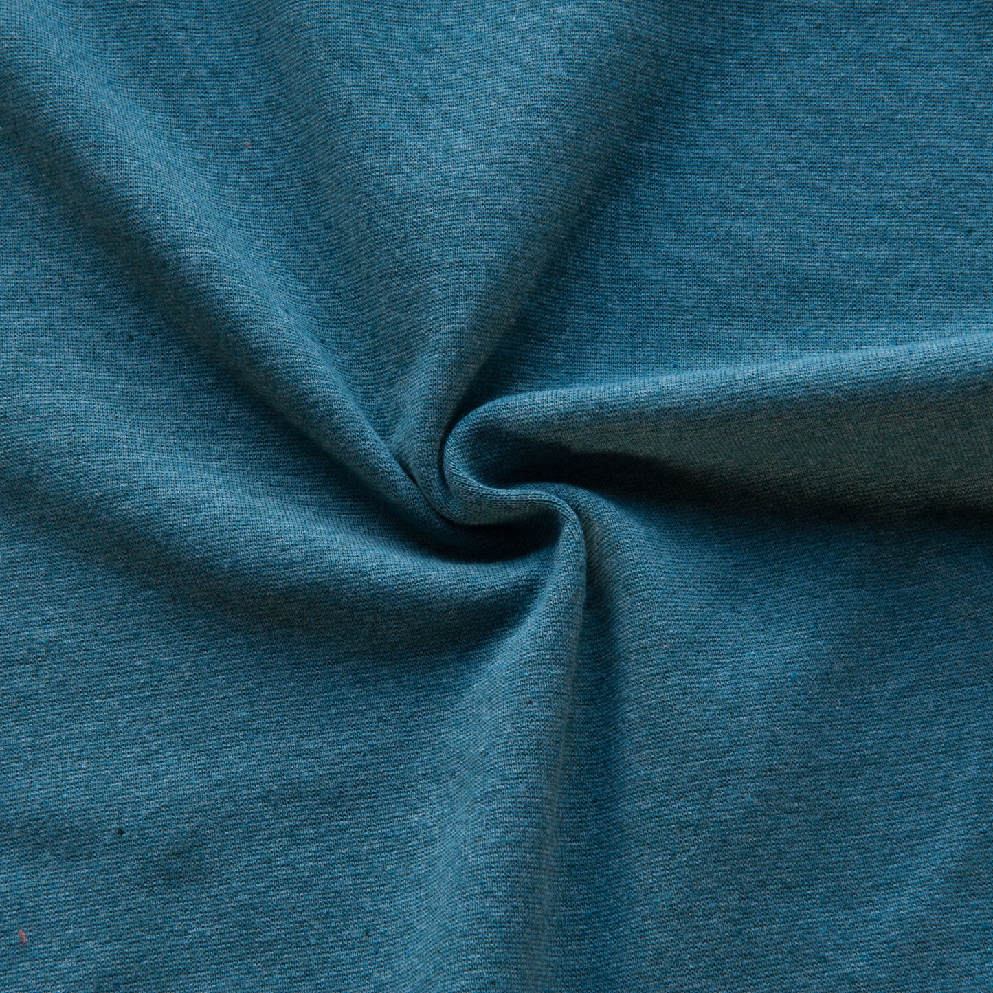 Recycled Cotton Tubular Ribbing in Teal