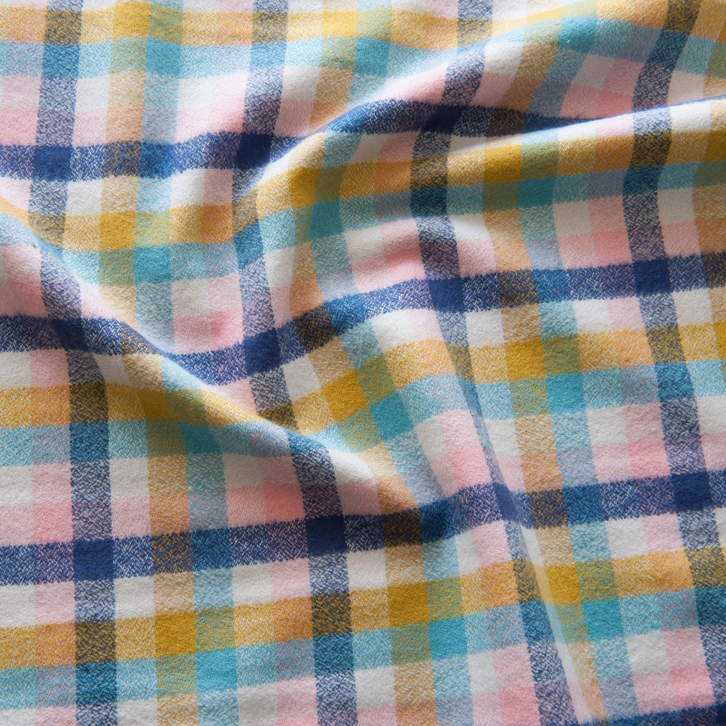 Robert Kaufman Mammoth Junior Cotton Flannel Fabric - Summer - 1.85m Piece