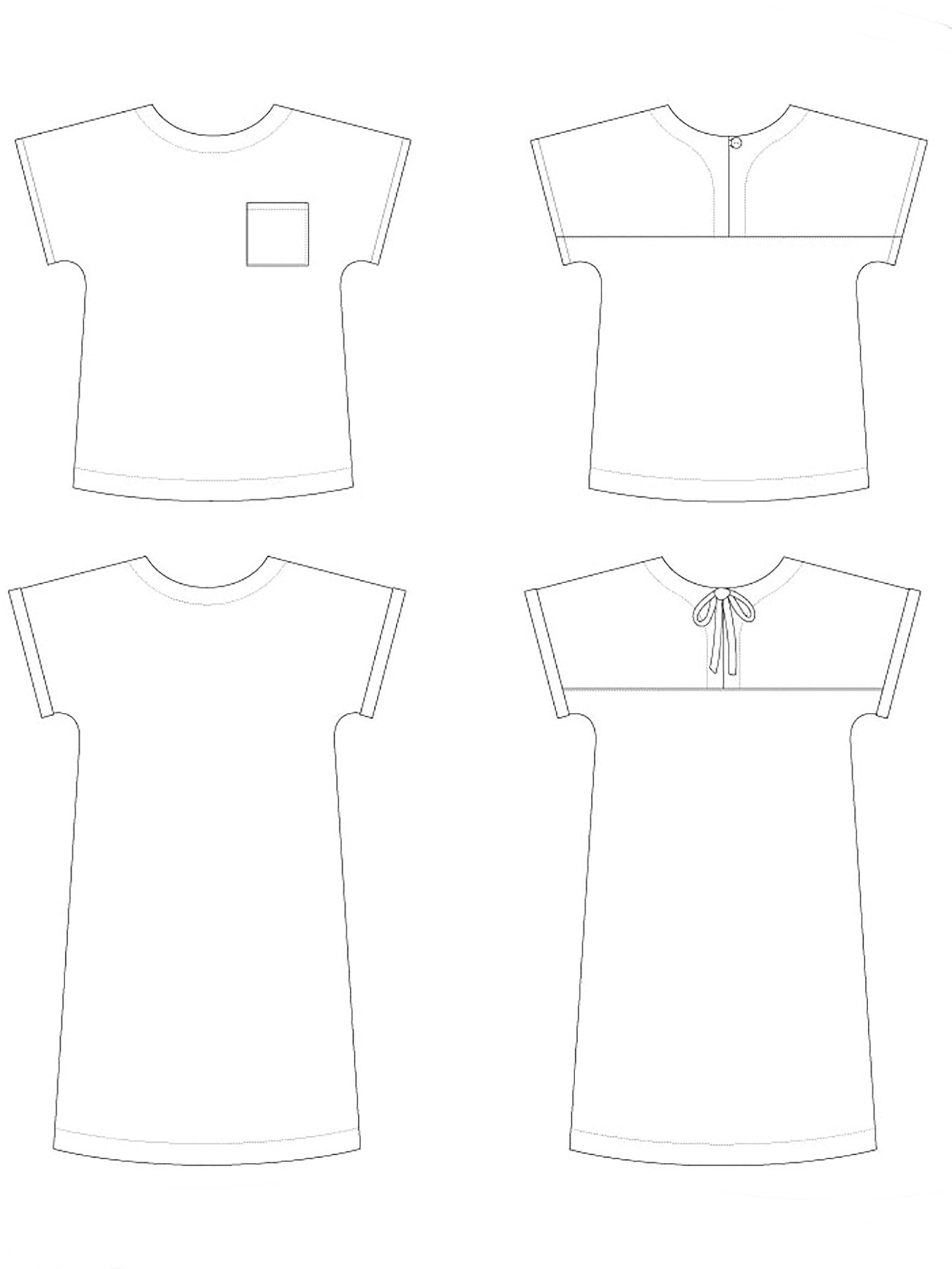 Stevie Tunic - Tilly and the Buttons (Old Version UK Size 6 - 24)