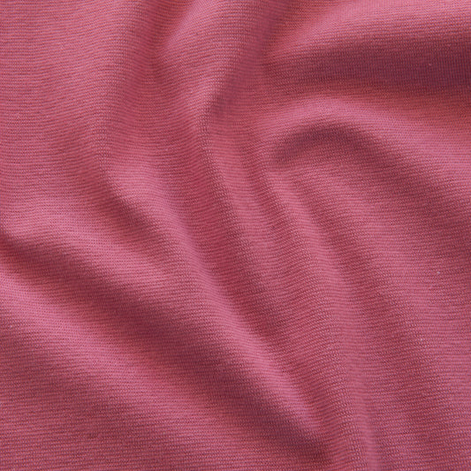 Tubular Ribbing Fabric in Dark Rose