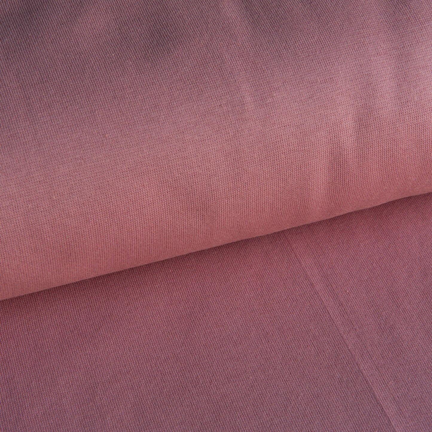 Organic Cotton Tubular Ribbing in Dusky Pink