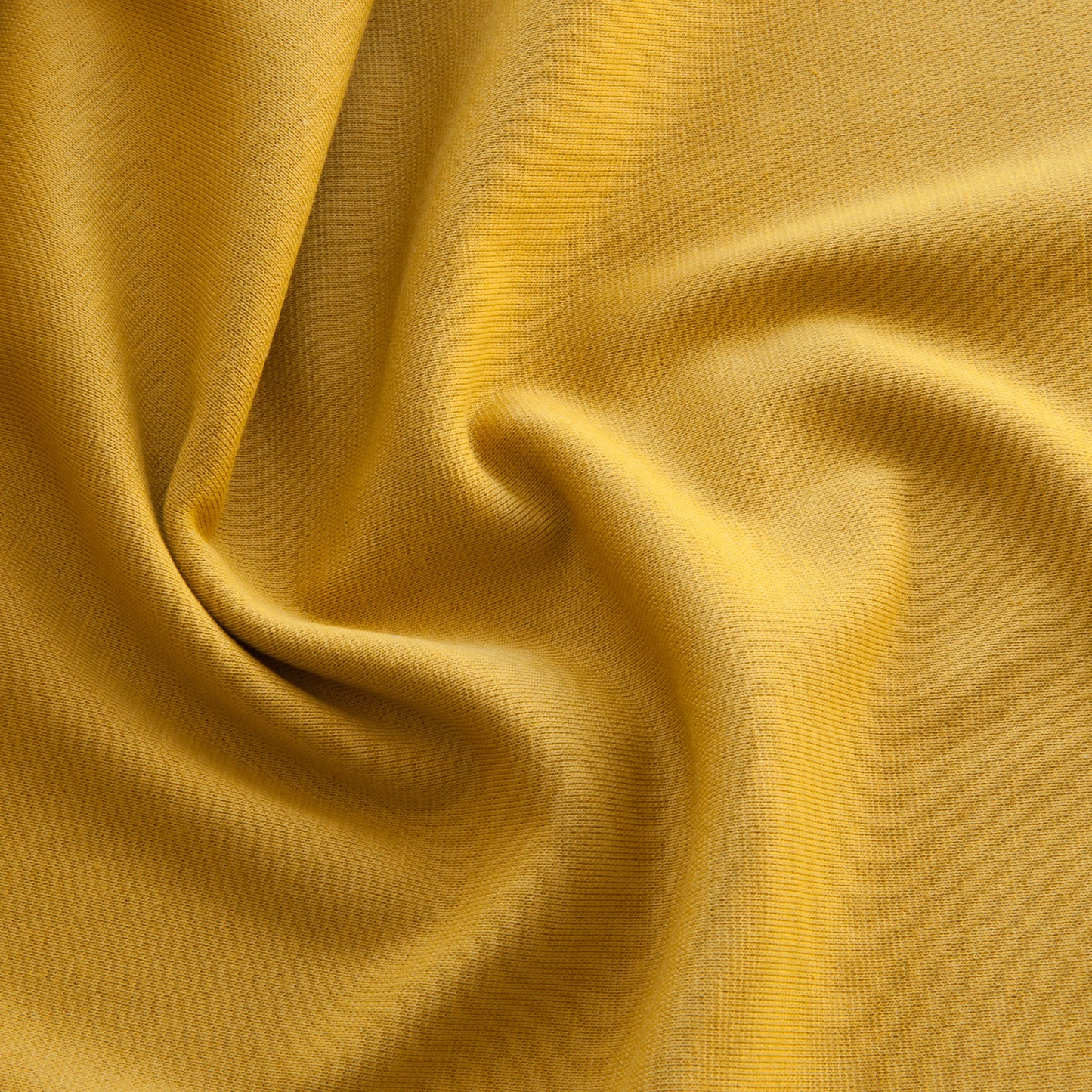 Organic Cotton Tubular Ribbing in Mustard