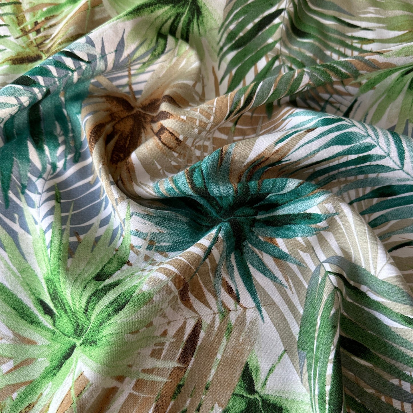 Willow Viscose Fabric in Ivory