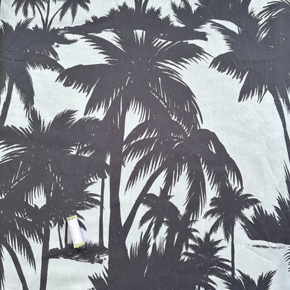 Palm Tree Cotton and Linen Blend Fabric (Ex Designer)