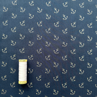 Anchor Cotton Poplin Fabric (Ex Designer)