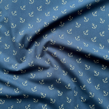 Anchor Cotton Poplin Fabric (Ex Designer)