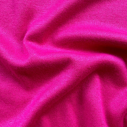 Viscose Blend Knit Fabric in Cerise