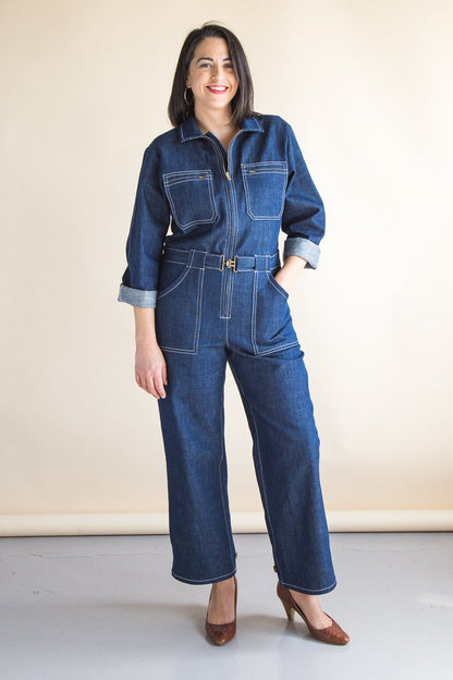 Blanca Flight Suit Sewing Pattern by Closet Core Patterns