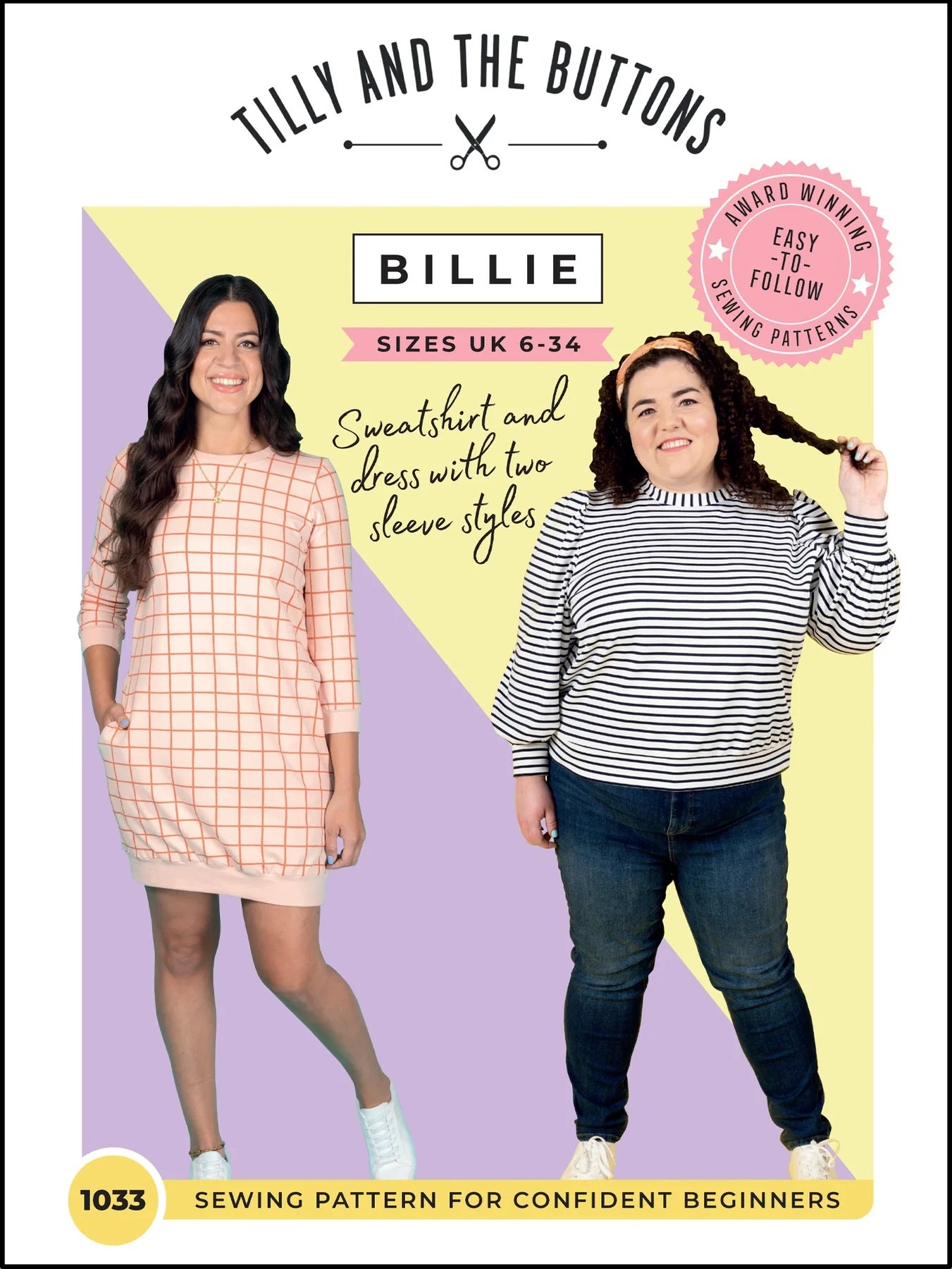 Billie Sweatshirt And Dress Sewing Pattern - Tilly and the Buttons