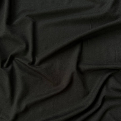 Black Viscose Jersey Fabric