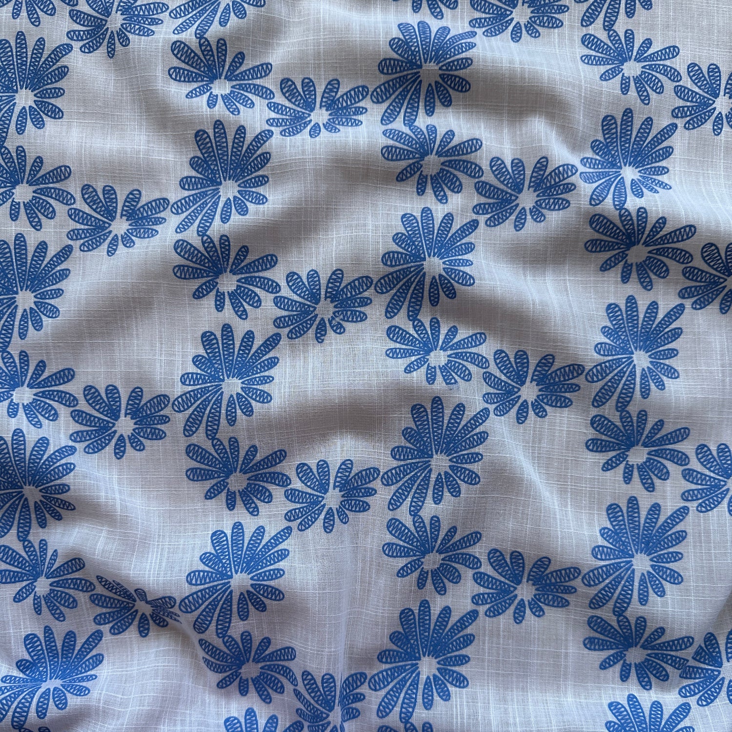 Carina Floral Cotton Blend Fabric