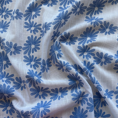 Carina Floral Cotton Blend Fabric