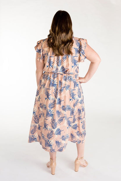 Orchid Midi Dress Sewing Pattern - Chalk and Notch