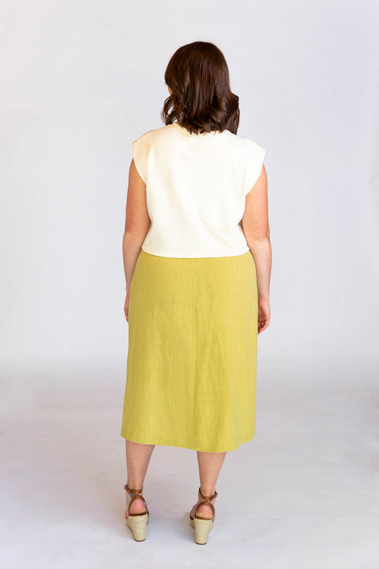 Evelyn Skirt Sewing Pattern - Chalk and Notch
