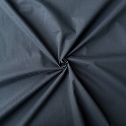Cotton Blend Water Repellent Fabric in Dark Navy - Ex Barbour - 1.85m Piece