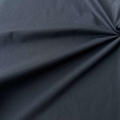 Cotton Blend Water Repellent Fabric in Dark Navy - Ex Barbour - 1.85m Piece