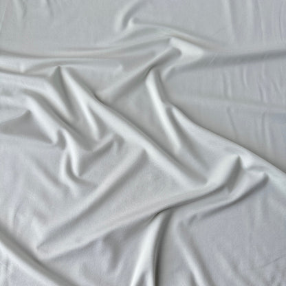 Cream Viscose Jersey Fabric