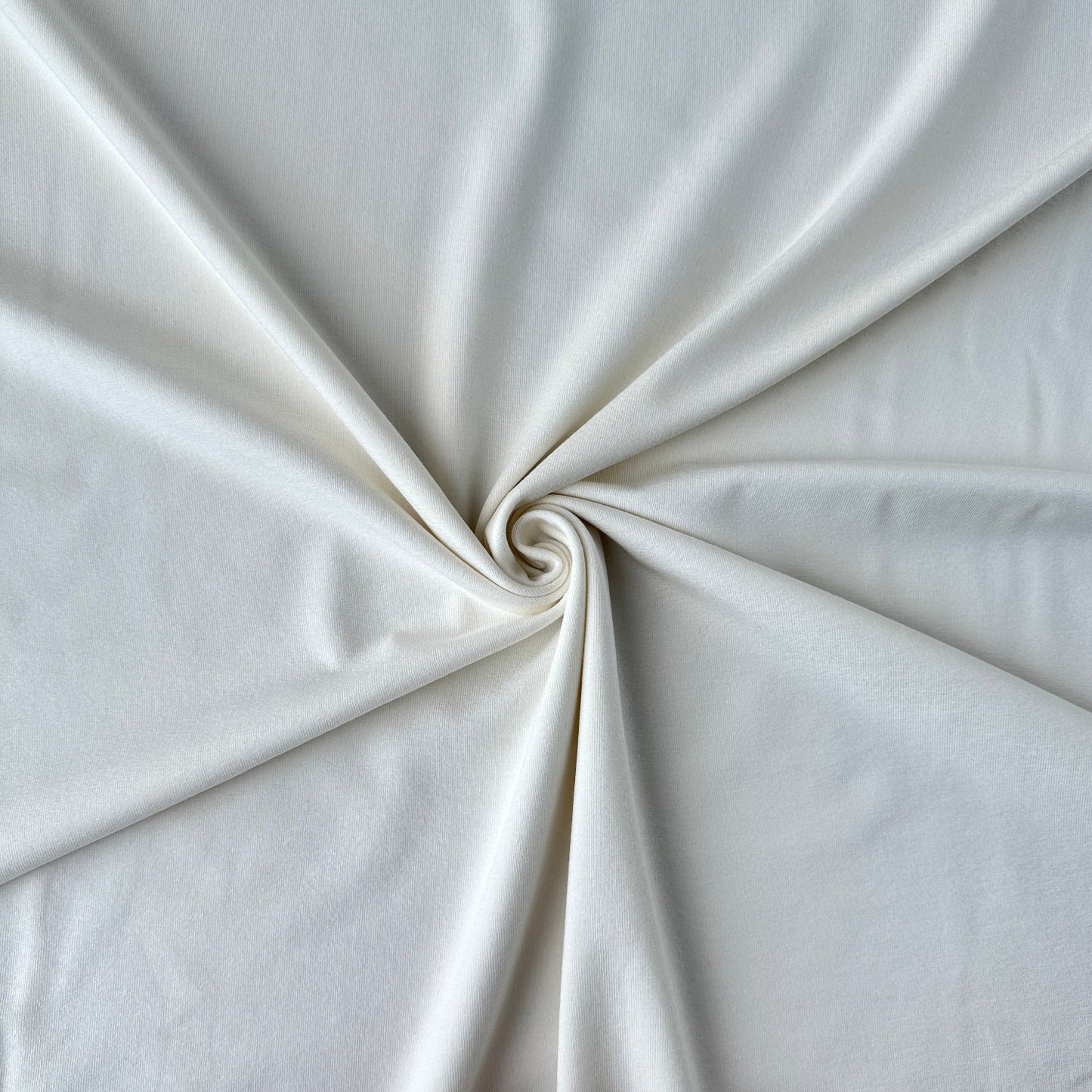 Cream Viscose Jersey Fabric