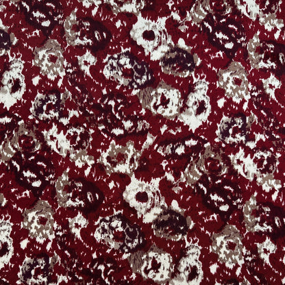 Laura Viscose Twill Fabric in Wine