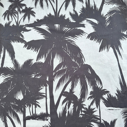 Palm Tree Cotton and Linen Blend Fabric (Ex Designer)