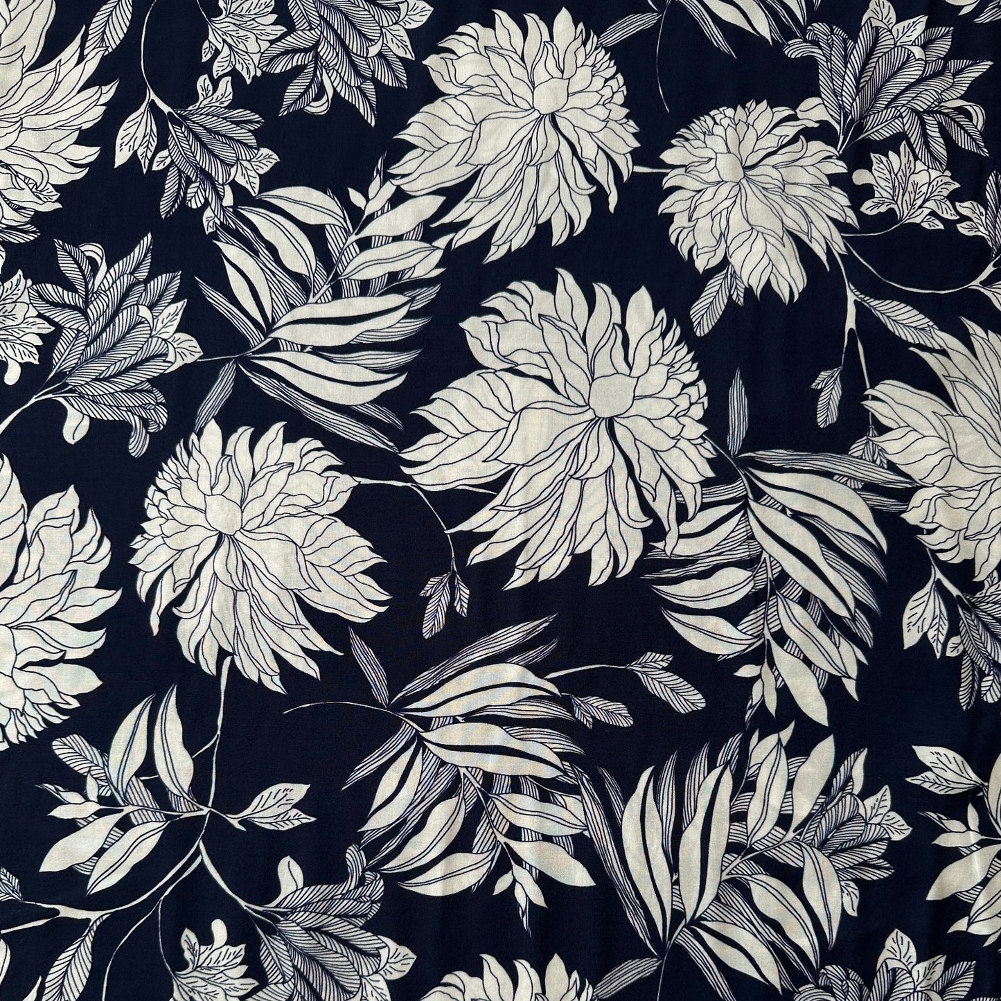 Dahlias Lyocell Fabric