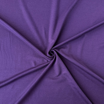 Dark Purple Viscose Jersey Fabric