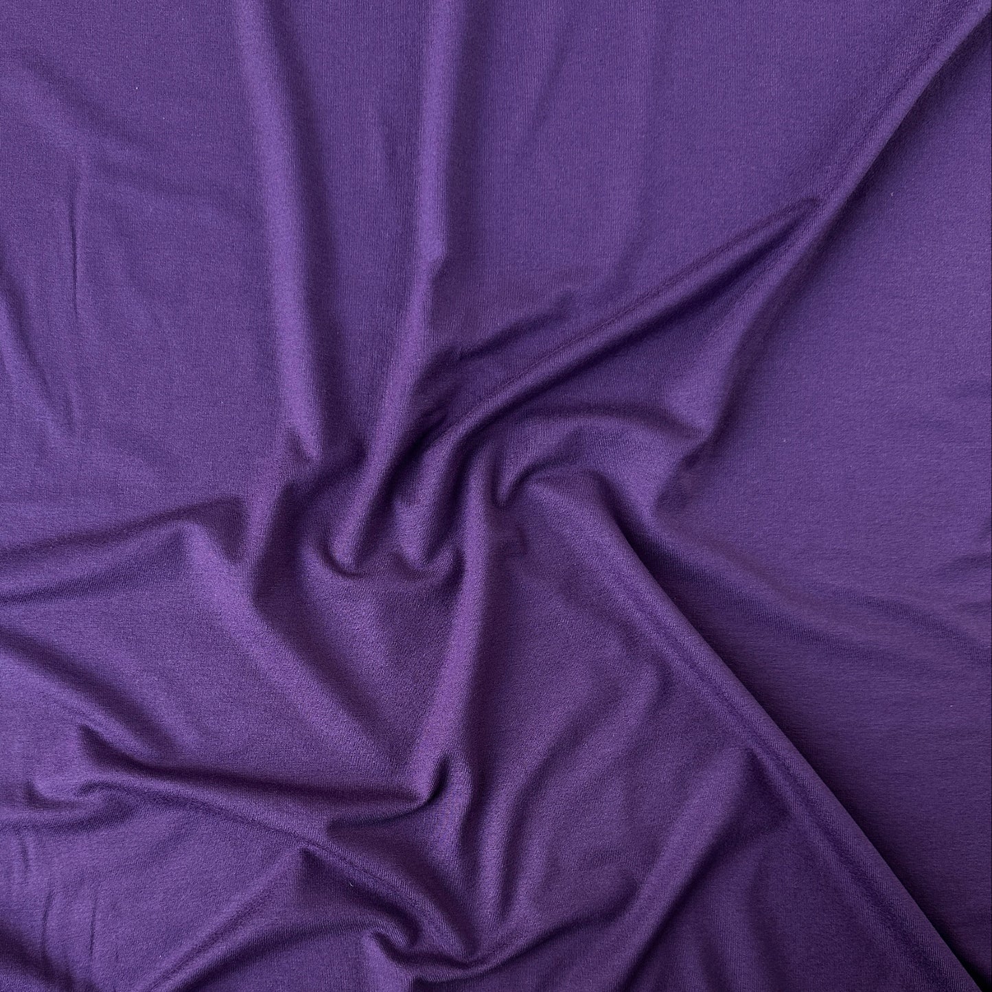 Dark Purple Viscose Jersey Fabric