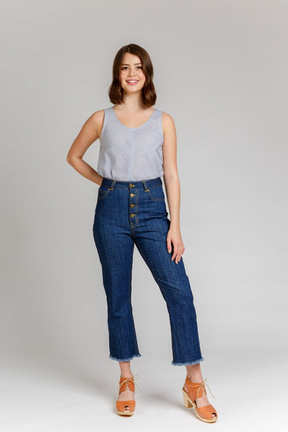 Dawn Jeans Sewing Pattern by Megan Nielsen Patterns