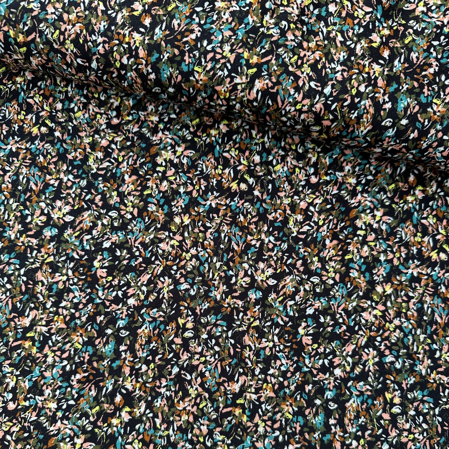 Ditsy Floral Viscose Twill Fabric