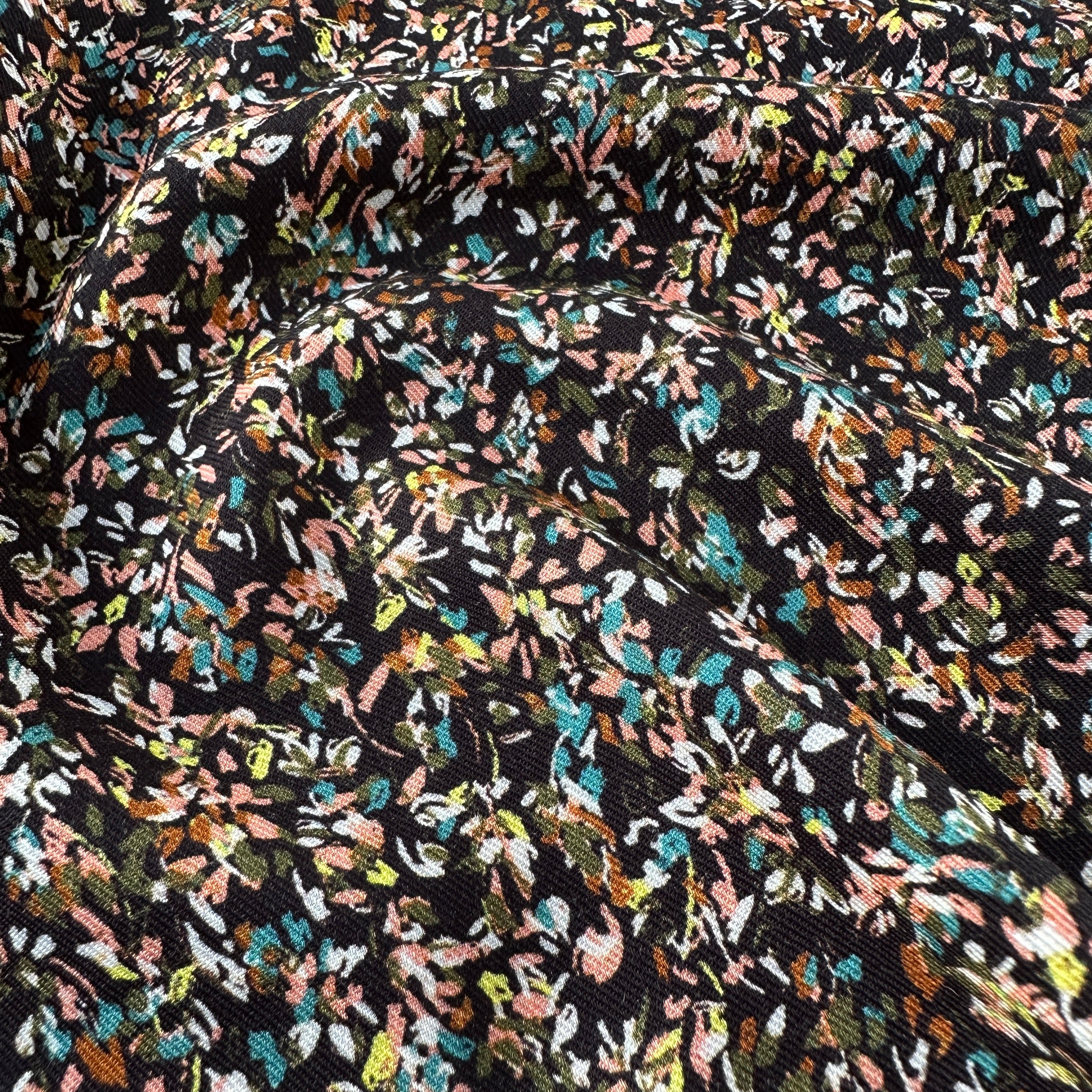 Ditsy Floral Viscose Twill Fabric